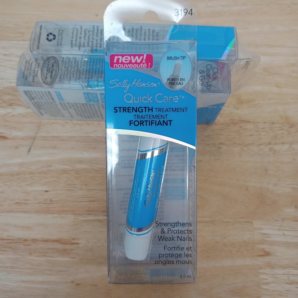 3X  Sally Hansen Quick Care Strength Treatment for Weak Nails #3194